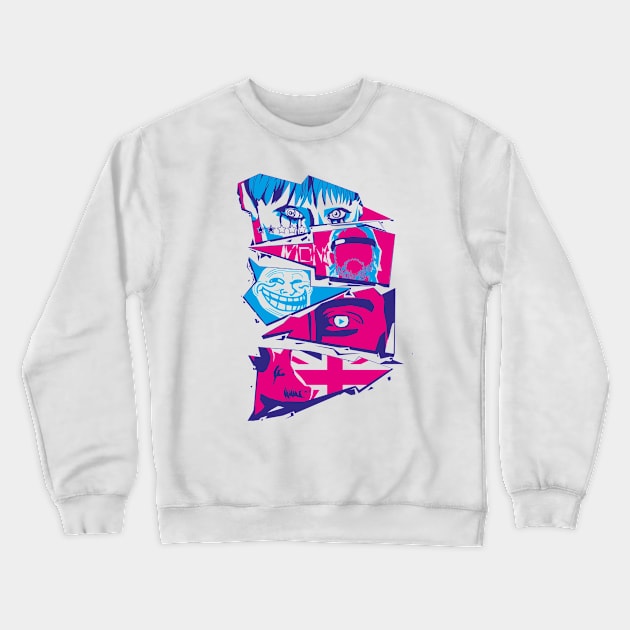 Black Mirror Crewneck Sweatshirt by quadrin